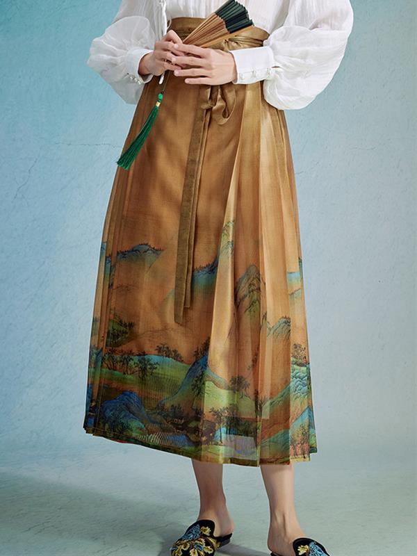 Pleated skirt Vintage Women Wear