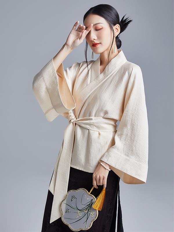 Vintage Loose Hanfu Jacket Women Wear