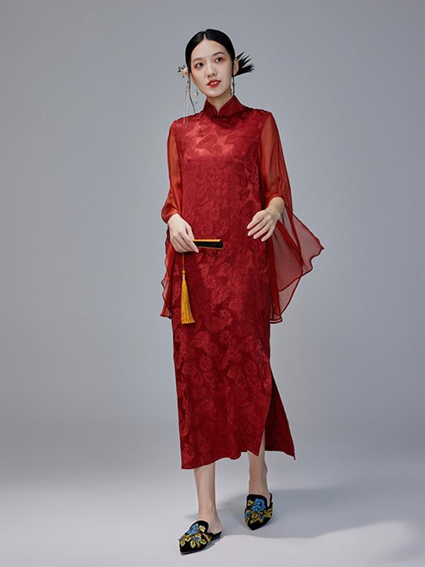 Vintage Qipao cheongsam Dress Women Wear