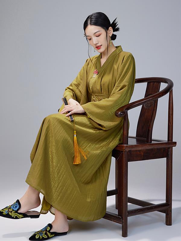 Vintage Hanfu Taoist robe Dress Women Wear