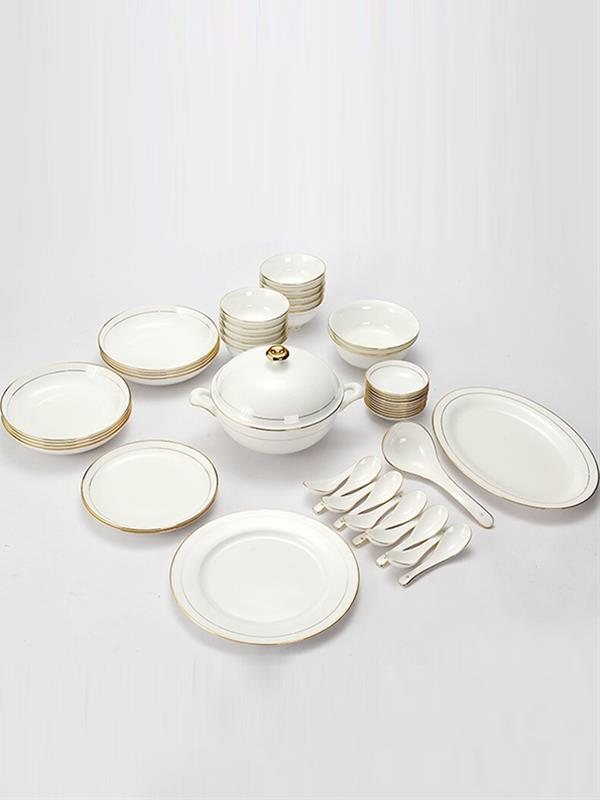 Jingdezhen Cutlery set Bowl dish 58pieces Kitchen Utensils