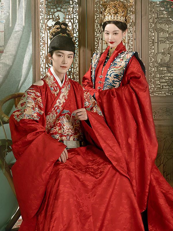 Wedding clothes Ming-dynasty Hanfu suit Hanfu Wedding