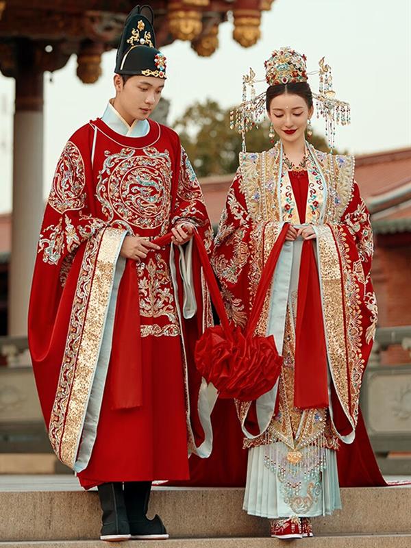 Hanfu Wedding clothes Couple Marry Hanfu Wedding