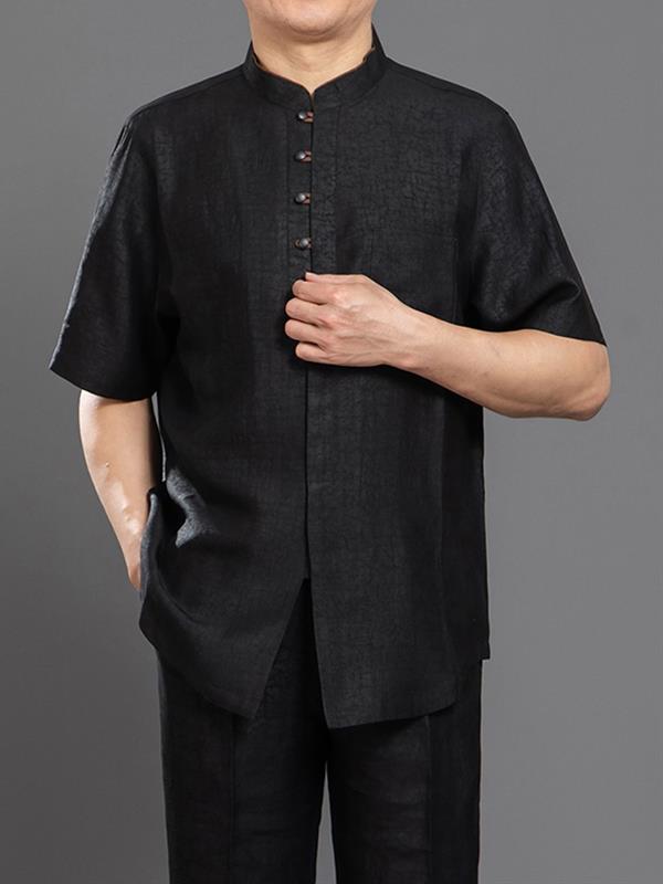 Men Traditional tang clothing Summer clothes Gauze Men Wear