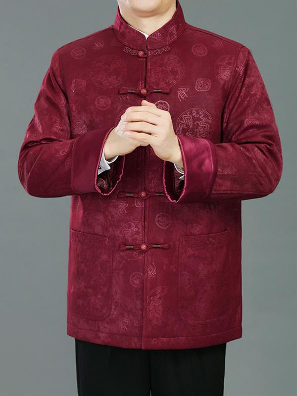 Traditional tang clothing Thicken Jacket Men Wear