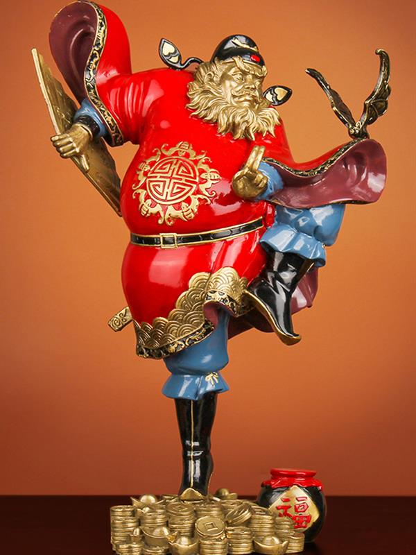 Zhongkui ornaments Pure copper Craft gift Figurines