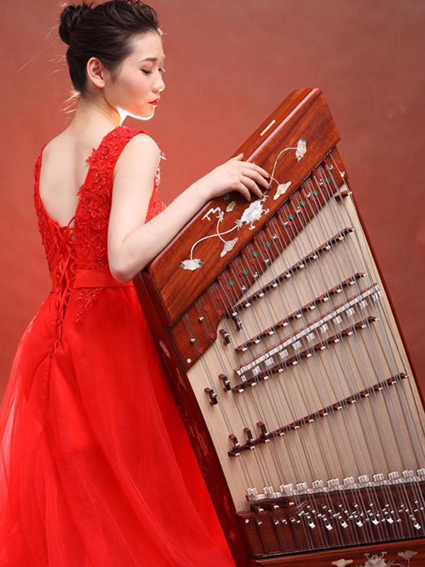 Yangqin Musical instrument Rosewood Yangqin