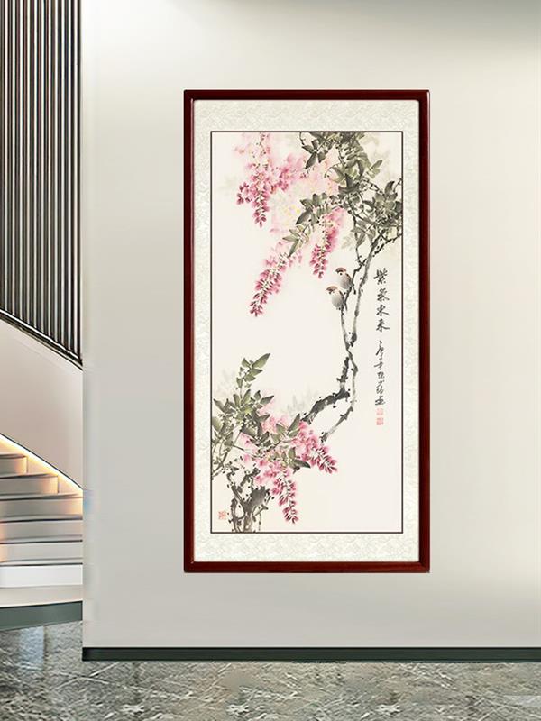 Hand-painted Chinese painting 65*125 Flower & Bird Animal Paintings