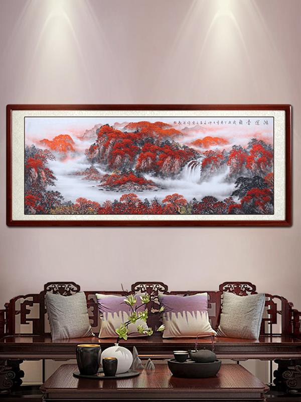 Hand-painted Chinese painting Good luck Landscape 218*88 Landscape Paintings