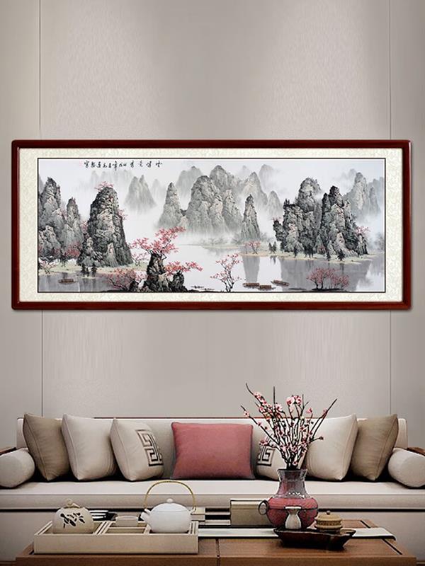 Hand-painted Chinese painting Landscape ink wash brush 165*85 Landscape Paintings