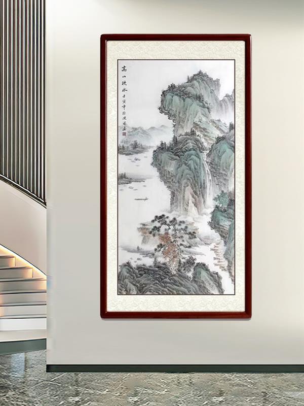 Hand-painted Landscape painting Chinese ink wash brush 65*125 Landscape Paintings