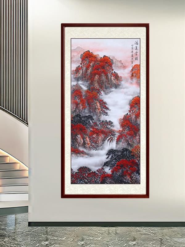 Hand-painted Chinese painting Landscape Good luck 85*165 Landscape Paintings