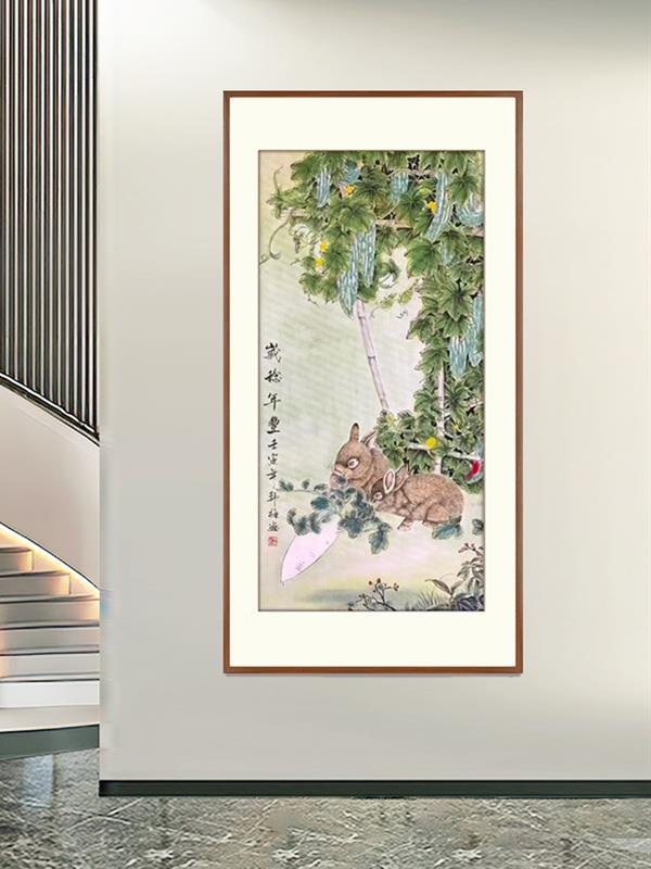 Hand-painted Chinese painting Flower & Bird Animal Paintings