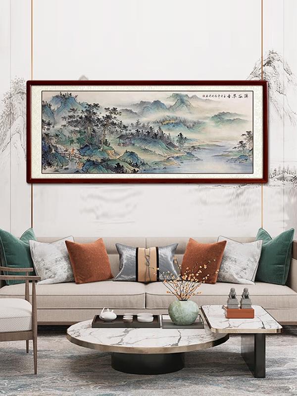 Hand-painted Chinese painting Landscape Office decoration ink wash brush 165*85 Landscape Paintings