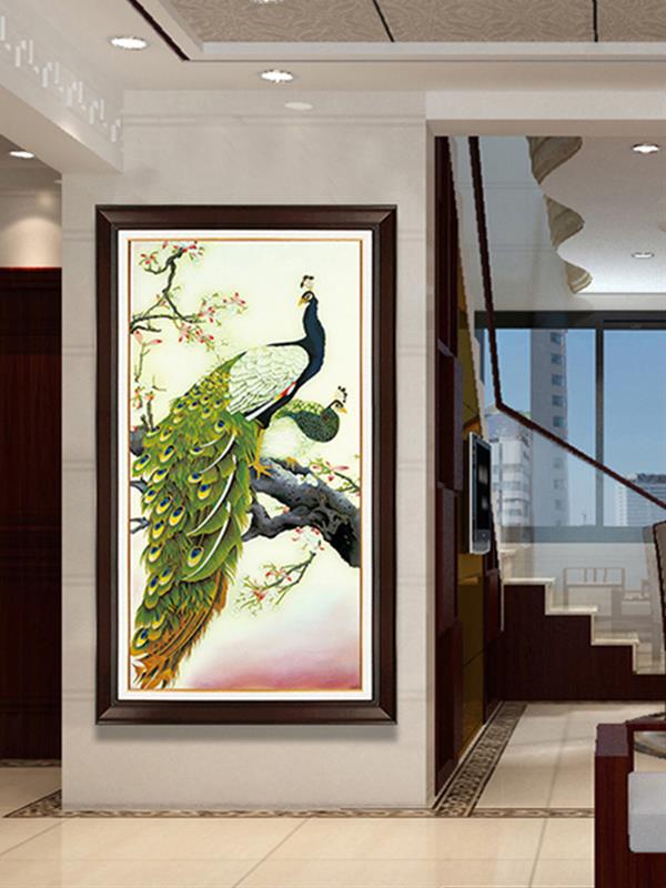 Peacock Handmade 86*156 Flower & Bird Animal Paintings