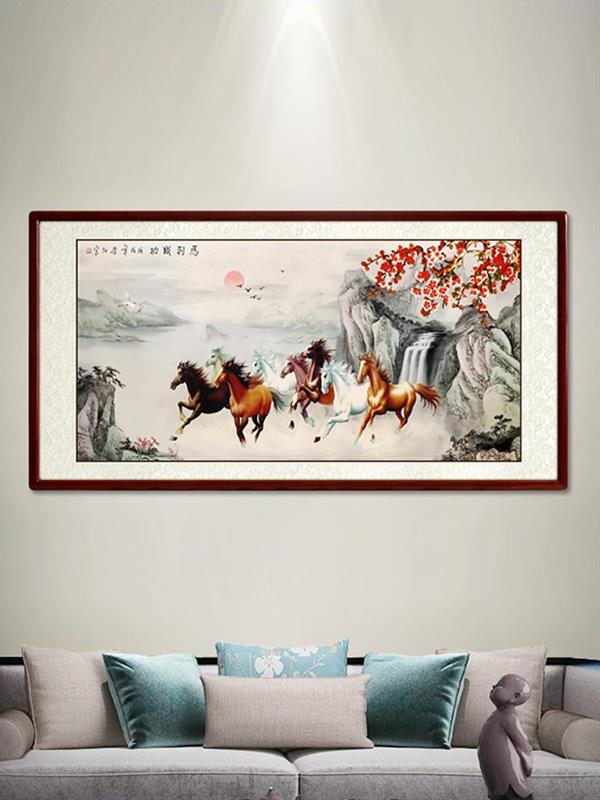 Hand-painted Chinese painting Office decoration 218*88 Flower & Bird Animal Paintings