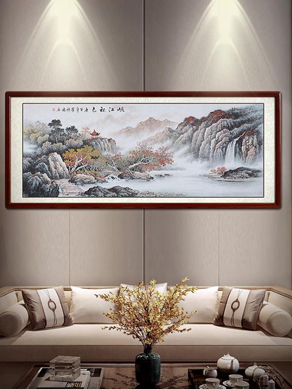 Hand-painted Chinese painting Landscape Living room decorative ink wash brush 218*88 Landscape Paintings