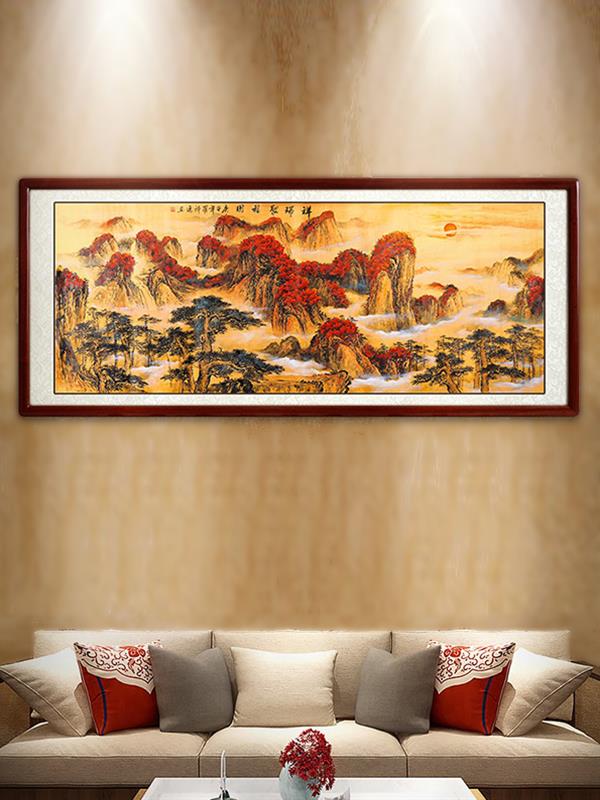 Hand-painted Chinese painting Landscape Living room decorative Landscape Paintings