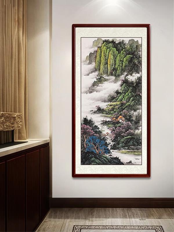 Hand-painted Chinese painting Landscape Living room decorative ink wash brush 85*165 Landscape Paintings