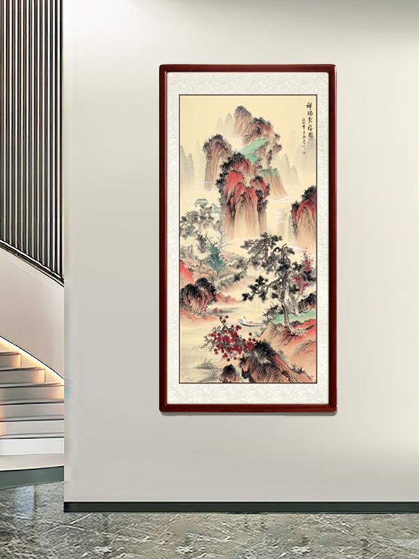 Hand-painted Chinese painting Landscape Living room decorative 65*125 Landscape Paintings