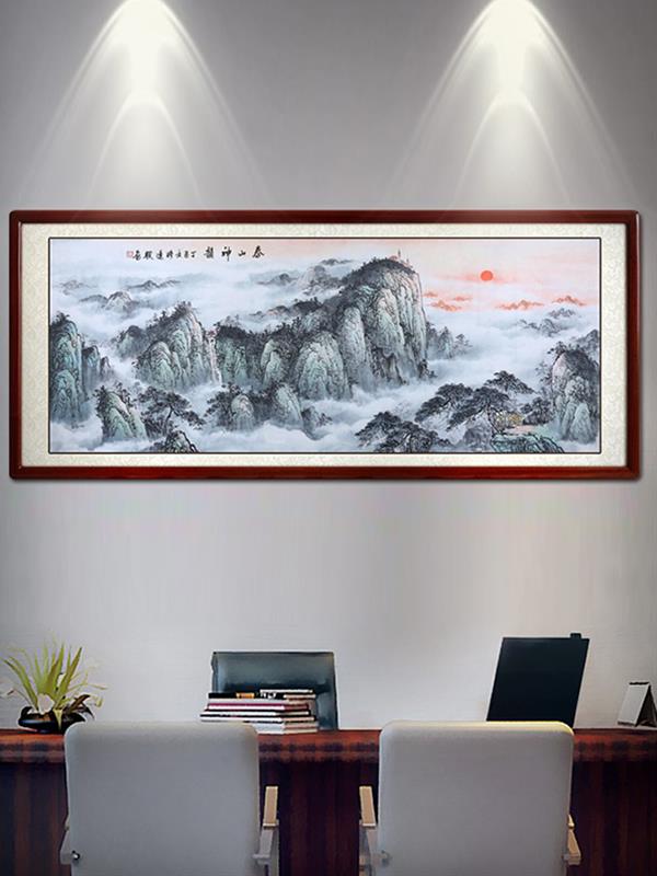 Hand-painted Chinese painting Living room decorative 218*88 Landscape Paintings