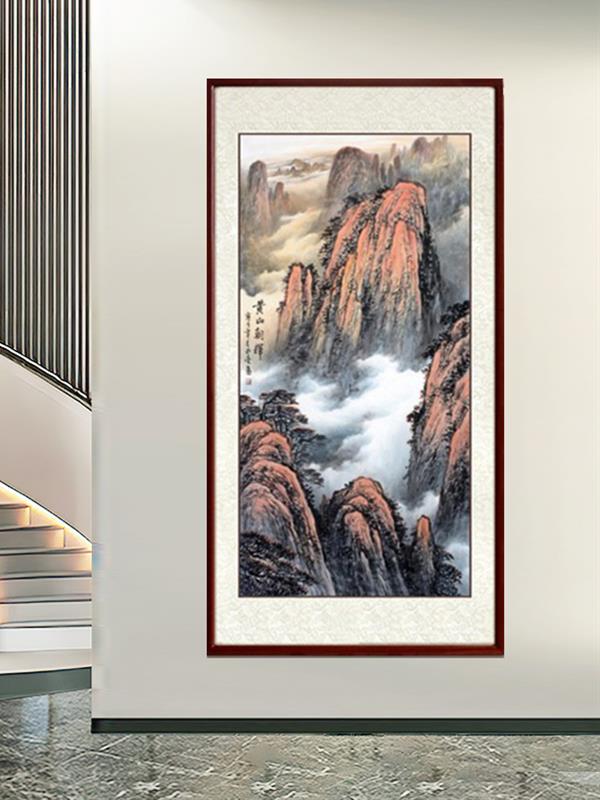 Hand-painted Chinese painting Landscape Living room decorative 65*125 Landscape Paintings