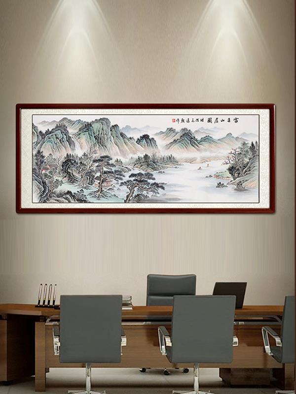 Hand-painted Chinese painting Landscape Living room decorative 218*88 Landscape Paintings