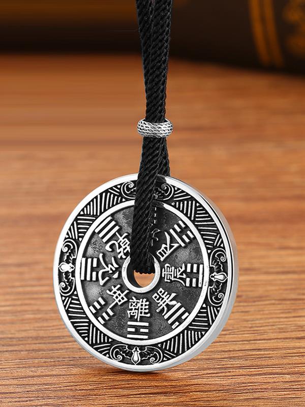 Vintage S925 silver Necklace Men Pendant Necklaces