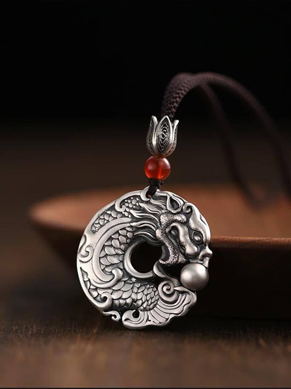 999 fine silver Pendant Vintage Necklace Necklaces