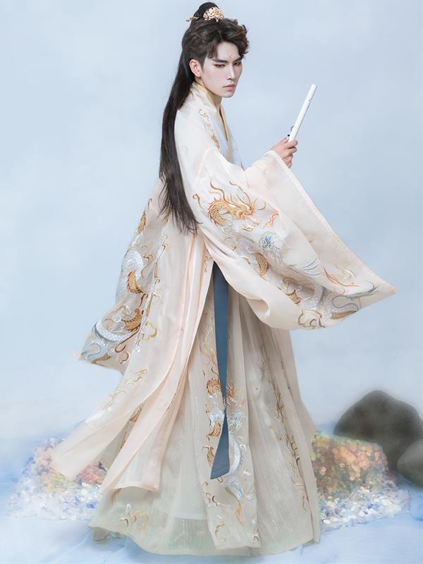 Hanfu Embroidered Super-sleeves Tradition Hanfu