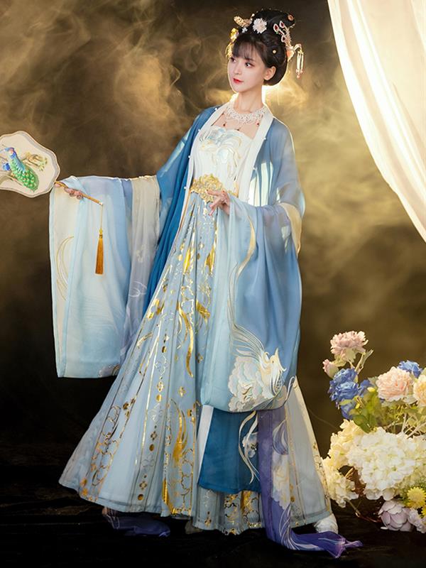 Hanfu Tang-dynasty Super-sleeves Hanfu