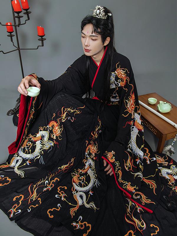 Hanfu WeiJin-dynasties Super-sleeves Hanfu