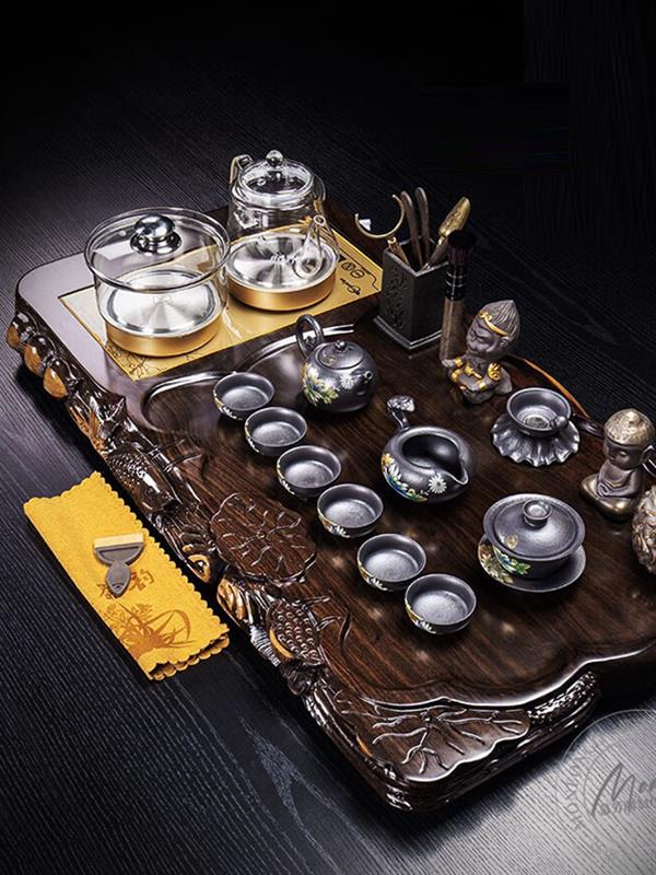 Ebony Tea tray set Tea Sets