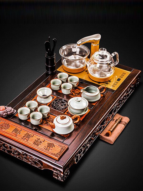 Tea set Ebony tray Tea Sets