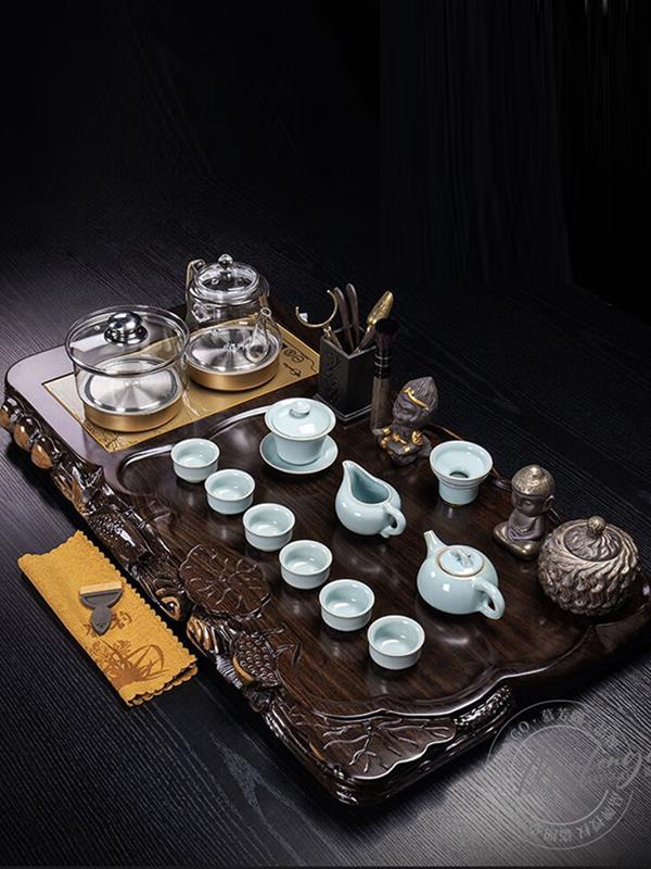 Ebony Tea tray set Tea Sets