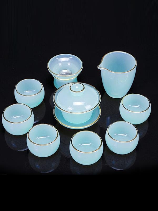 Liuli jade-glass Tea set Tea Sets