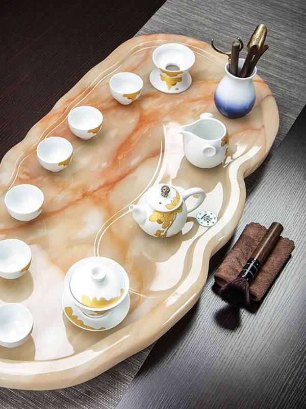 Jade Tea tray Simple Tea Sets