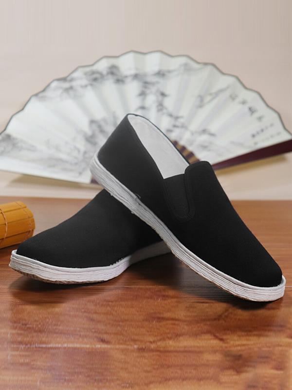 Old Beijing shoes Men Handmade layered sole cloth Men Shoes