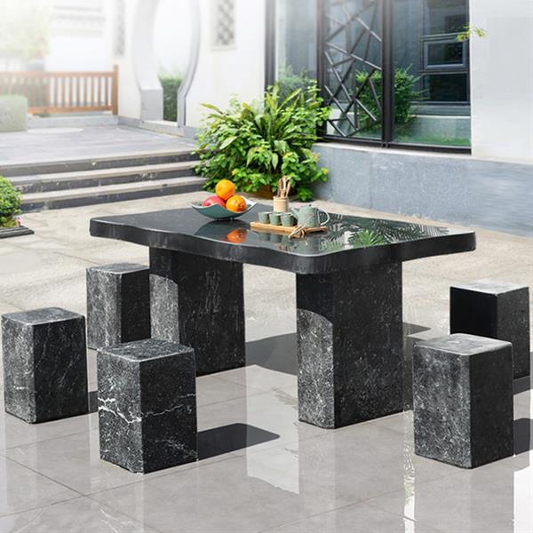 Stone table stool Garden Casual Granite Garden