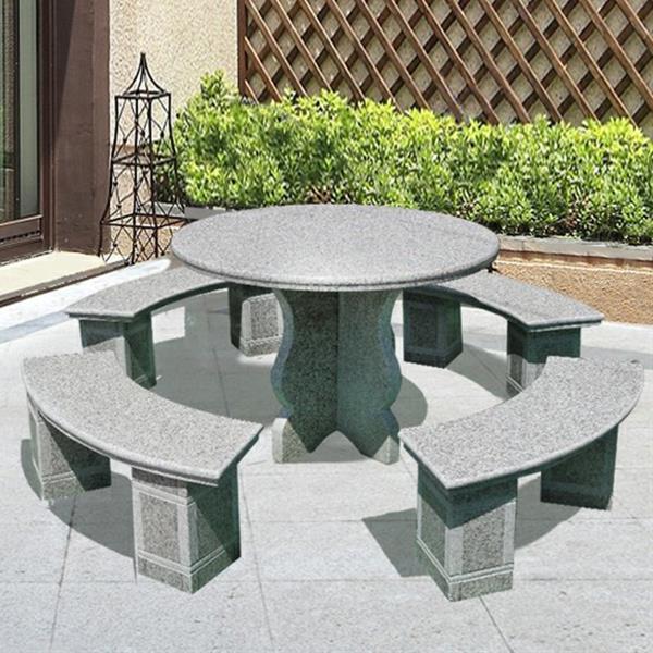 Stone table stool Garden Simple Craft ornaments Villa Casual Garden