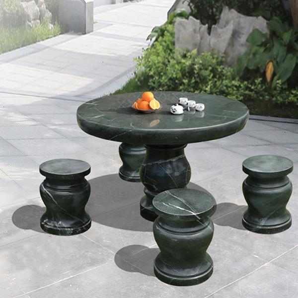 Stone table stool Granite Simple Garden