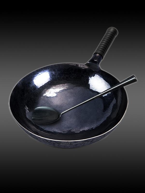 Zhangqiu Handmade Iron pot Non-coated non-stick pan Kitchen Utensils